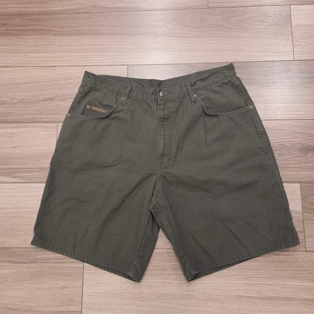 Men's Smith & Big Olive Green Cargo Shorts Waist 36